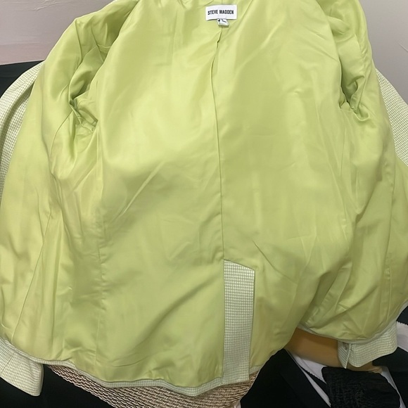 Steve Madden Women's Light Green Blazer - Picture 7 of 14